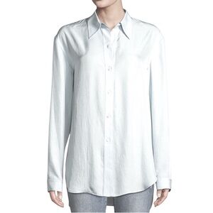 Theory the Weekender washed twill Button Down Shirt